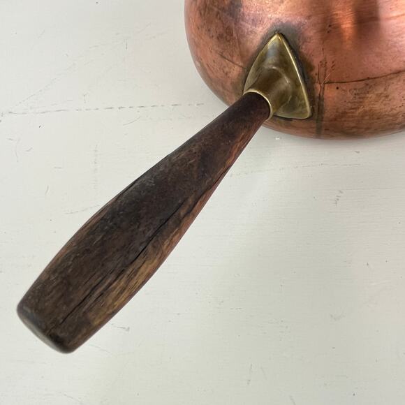 Vintage Tagus Copper Milk Sauce Fondue Pot Made in Portugal - Picture 5 of 9